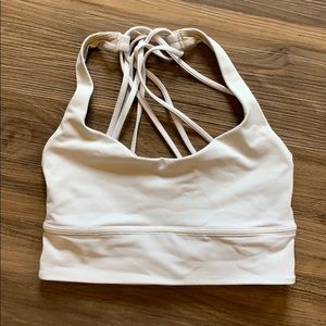 Lululemon Free to Be White Sports Bra